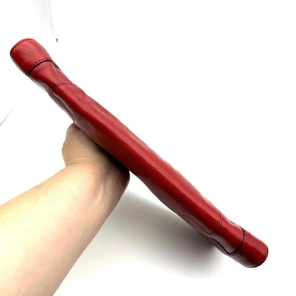 Hobo Red Leather Long Slim Clutch Bag Wallet